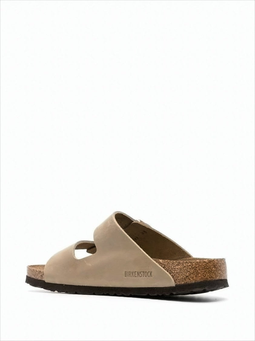 Birkenstock Double Strap Suede Sandals With Adjustable Buckles