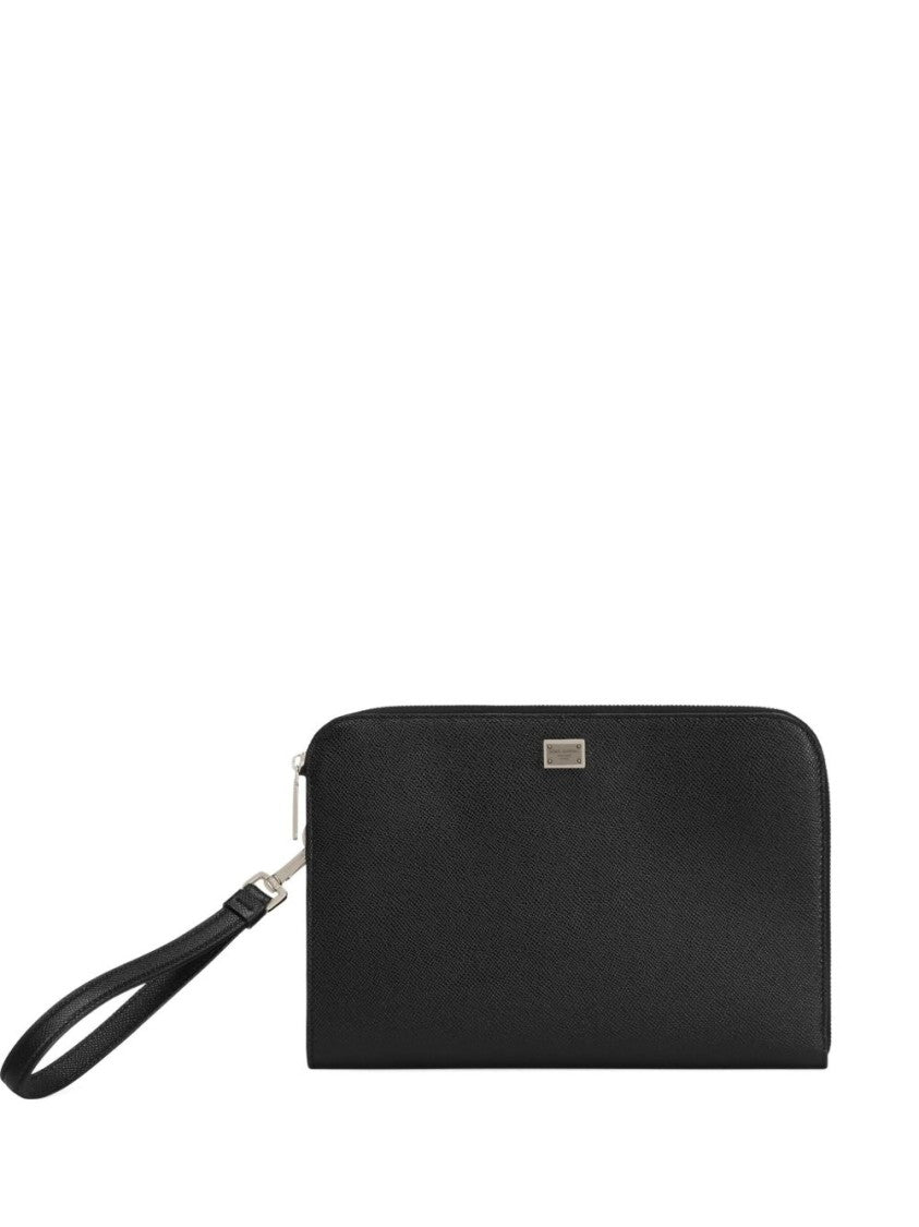 Dolce & Gabbana Black Bag With Zip Closure