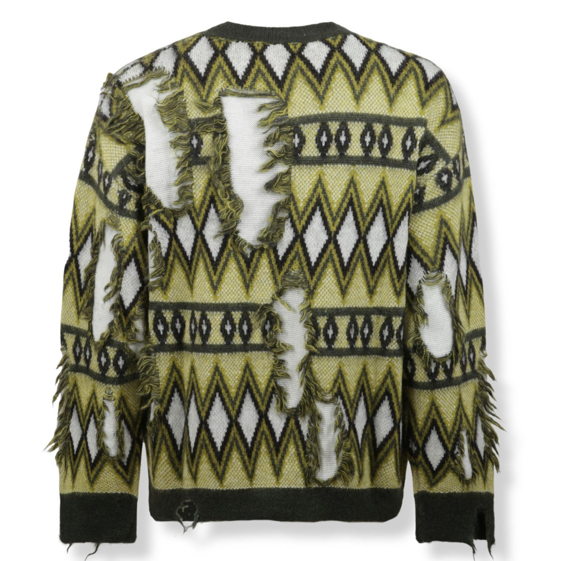 Laneus Gradient Mélange V-Neck Cardigan