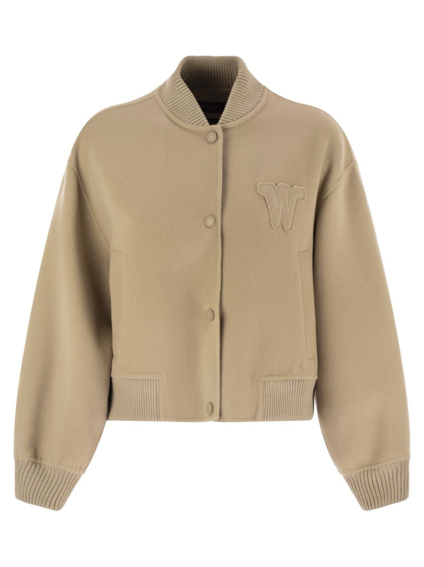 Max Mara Zelante - Bomber Jacket In Wool Blend
