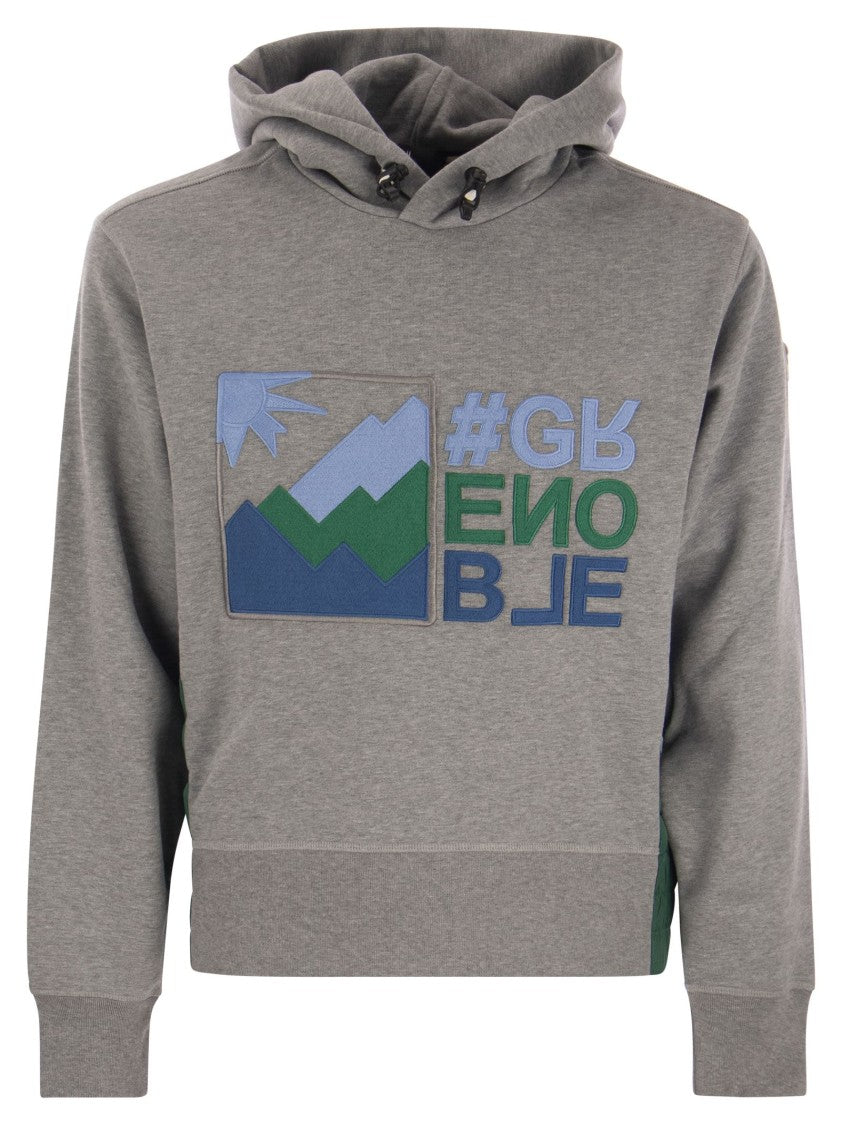 Moncler Grenoble Embroidered Logo Hoodie