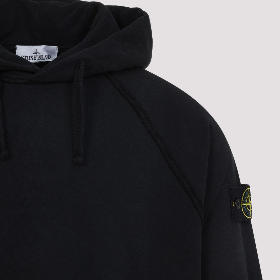 Stone Island Brushed Cotton Fleece Oversized Sweatshirt