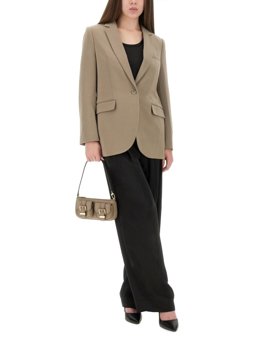 Michael Michael Kors Slim-Fit Crepe Blazer With Notched Lapels