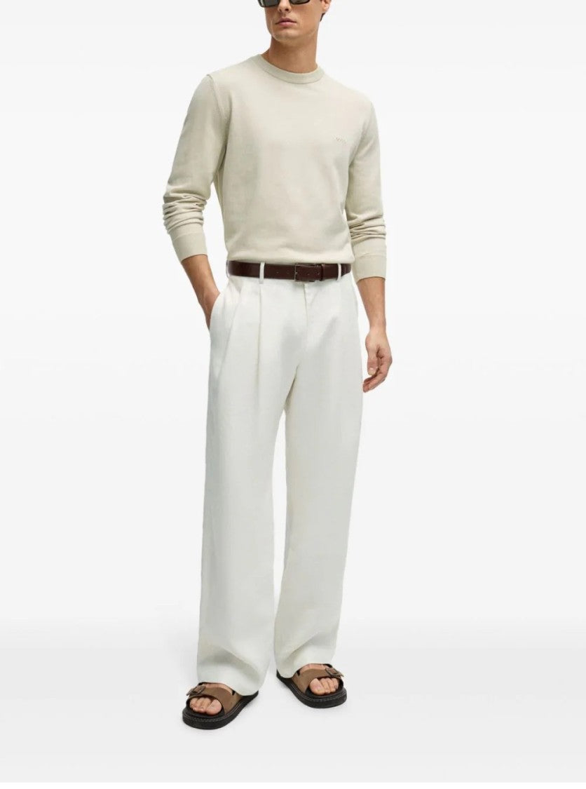 Hugo Boss Pacas Knitwear With Classic Crew Neck