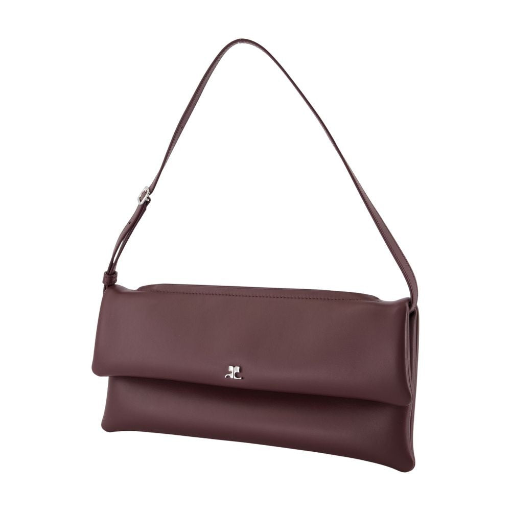 Courrèges Rectangular Leather Cuff Pouch With Adjustable Strap