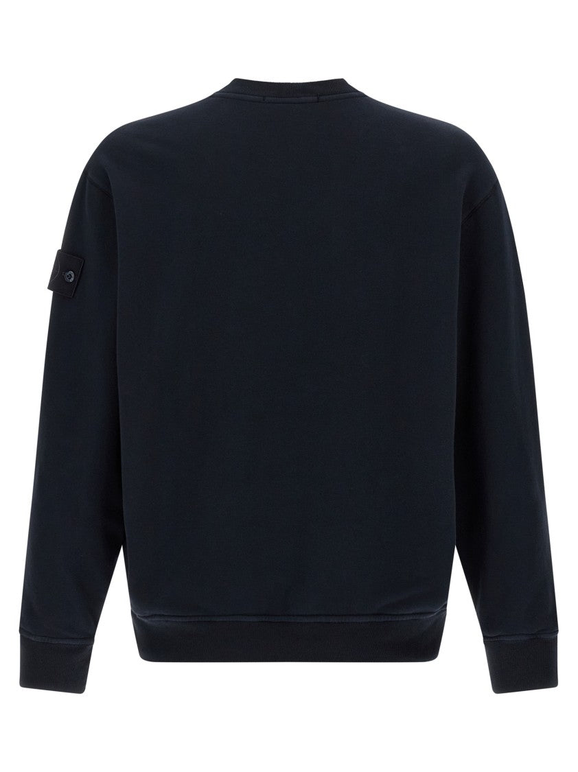 Stone Island Logo Badge Sweatshirt