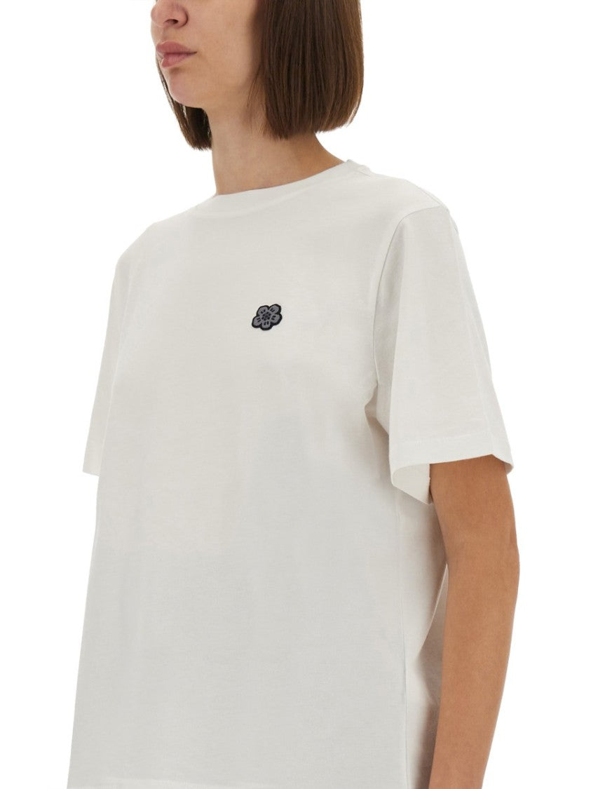 Kenzo T-Shirt With "Boke Flower" Embroidery