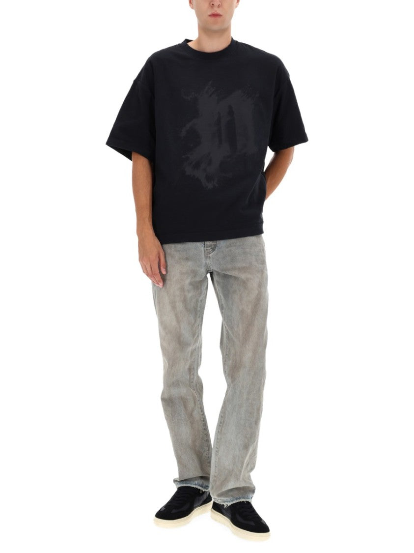 Purple Brand Washed Grey Relaxed-Fit Denim Jeans