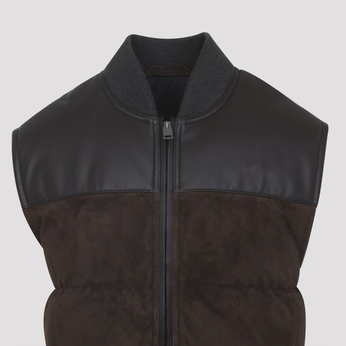Brioni Brown Suede Leather Waistcoat