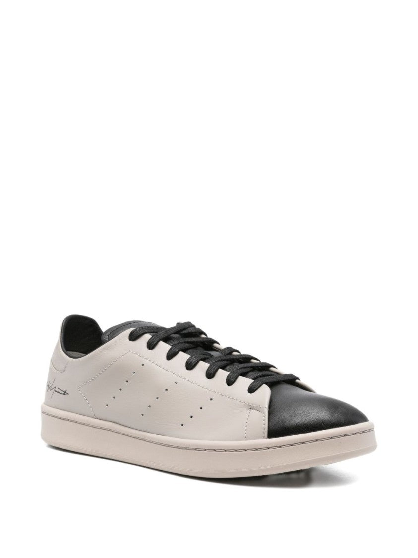 Y-3 Brown And Black Low-Top Sneakers