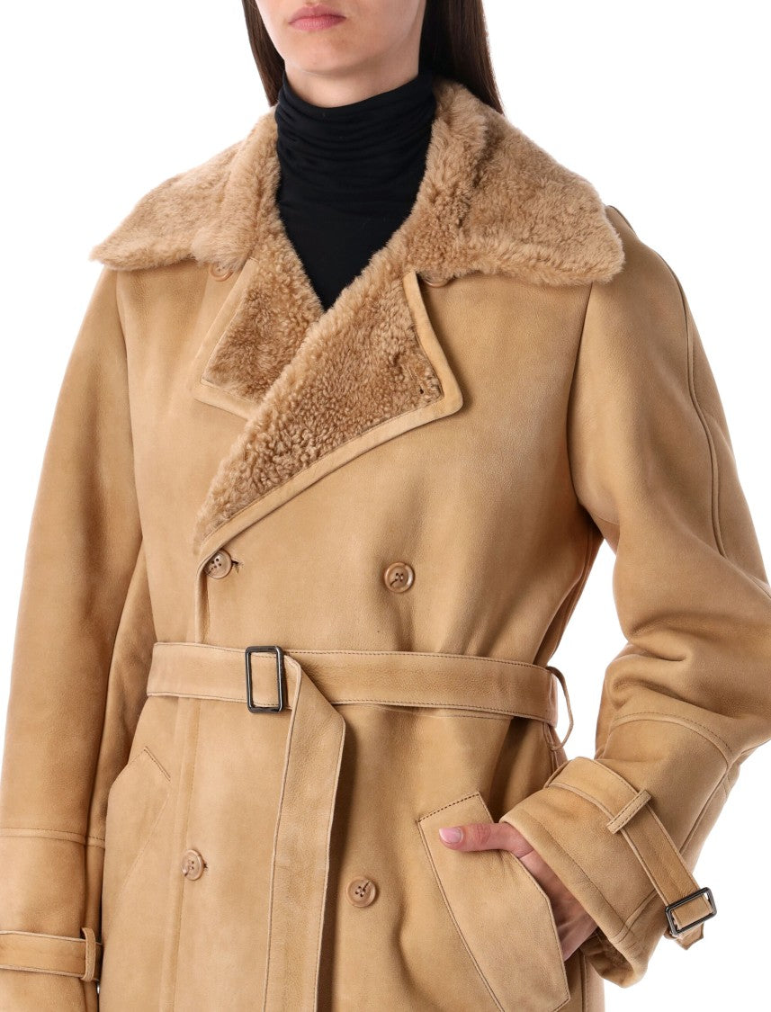 Sword Shearling Trench
