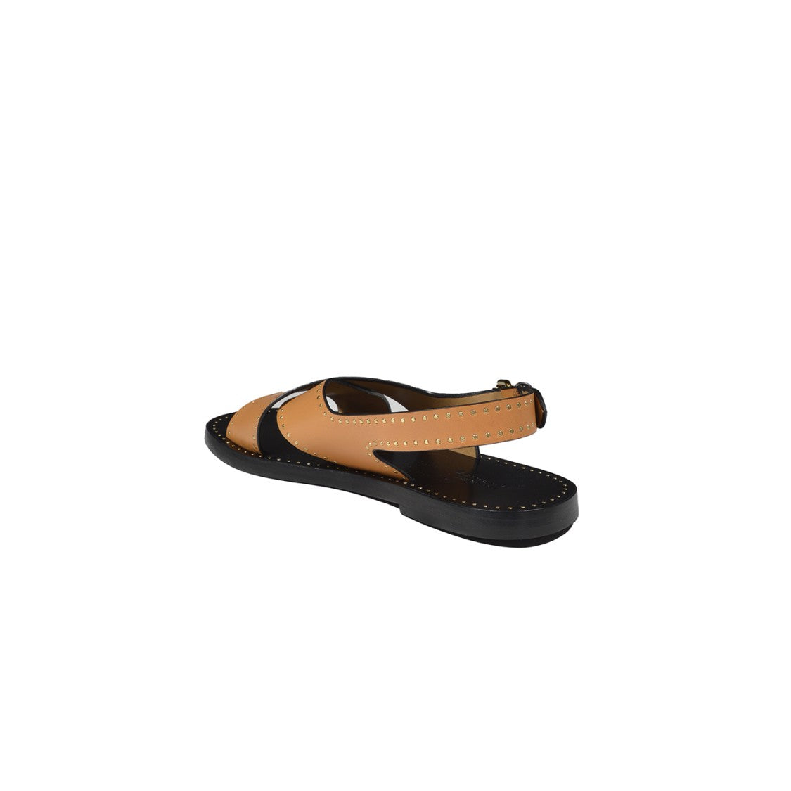 Isabel Marant Jane Low Sandals In Tan Smooth Leather