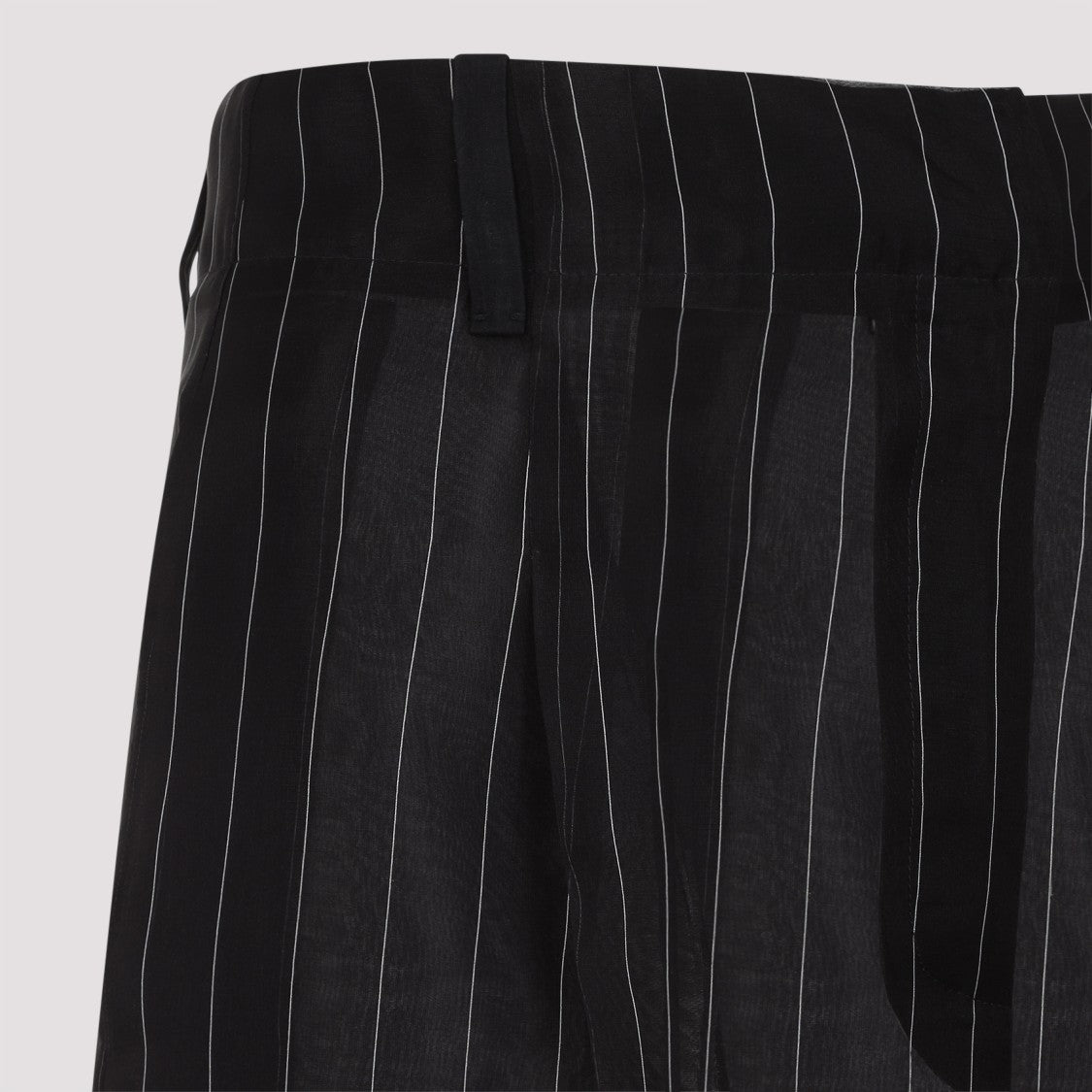 Khaite Black Silk Lenton Pants