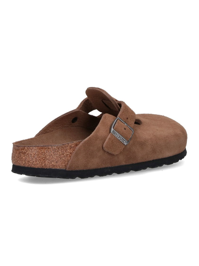Birkenstock Boston Mules – Brown