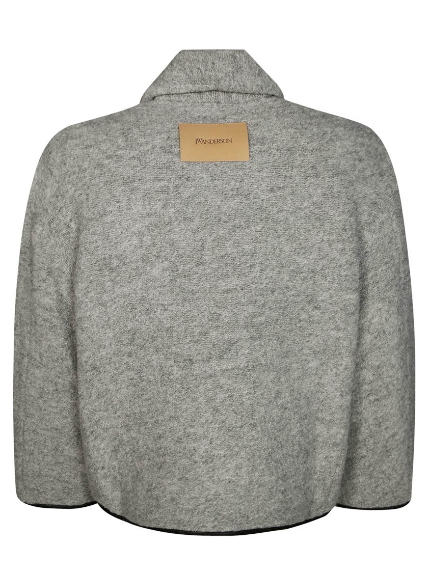 J. W. Anderson Cropped Boxy Jacket With Classic Collar