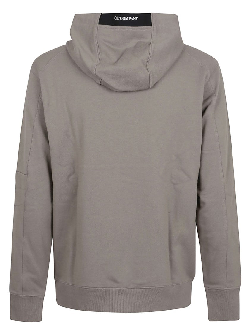 C.P. Company Diagonal Raised Fleece Hooded Sweatshirt
