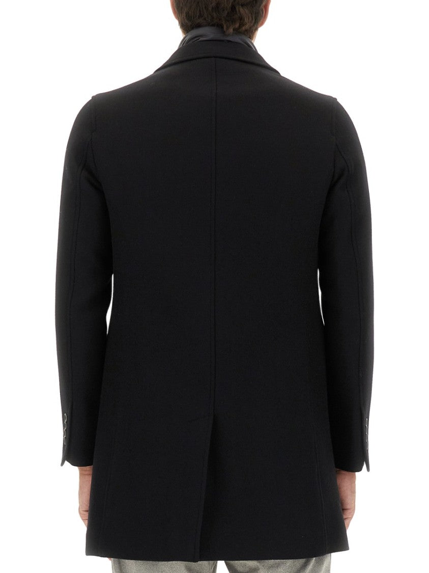 Herno Tailored Black Coat