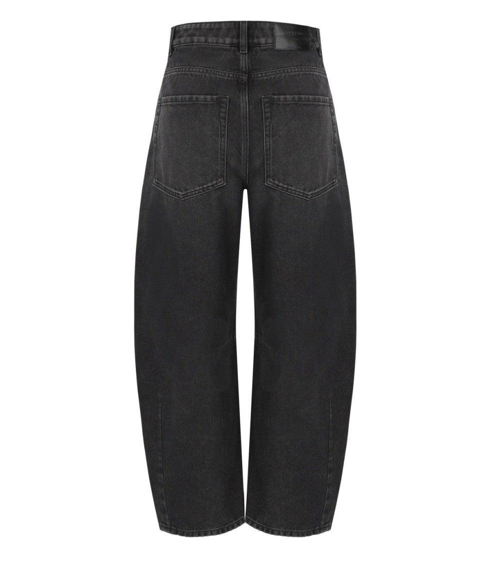 Max Mara Douglas Black Barrel Jeans
