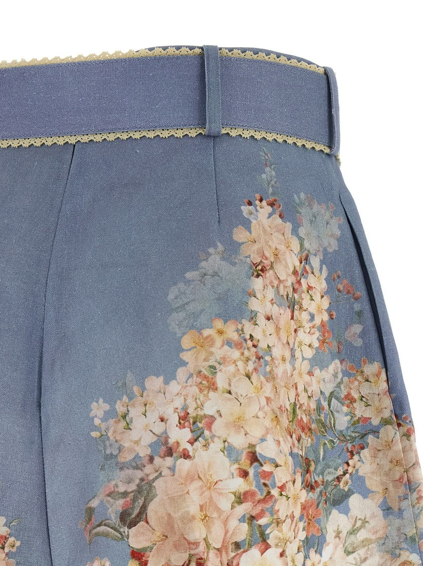 Zimmermann Cascadian Tuck' Shorts