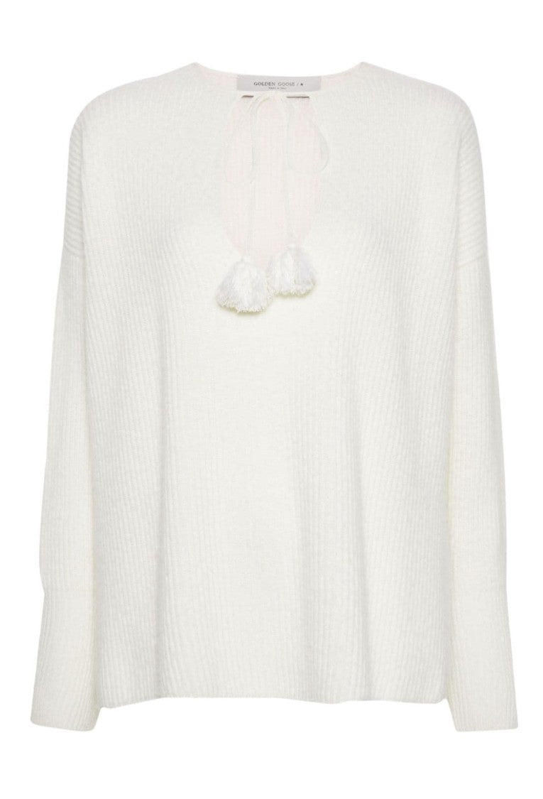 Golden Goose Journey Ws Knit Raglan Sleeves Sweater
