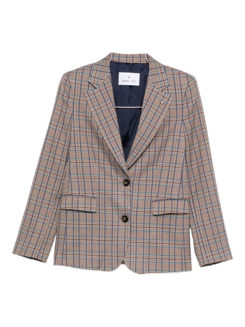 Manuel Ritz Single-Breasted Blazer