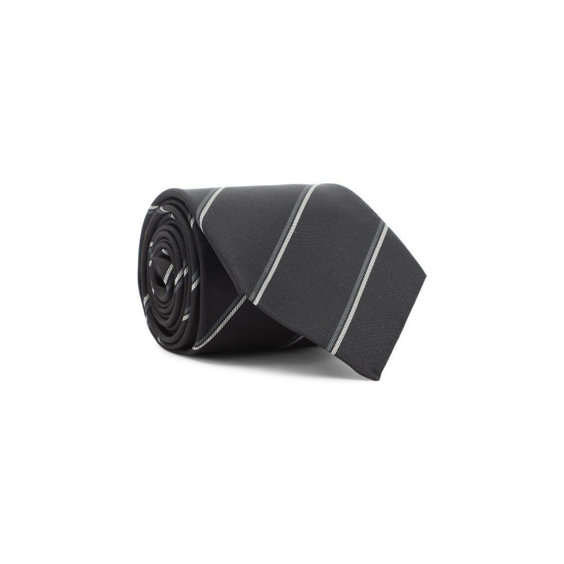 Saint Laurent Black Silk Tie