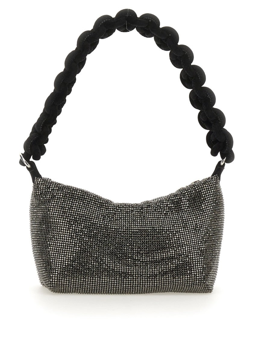 Kara Bag With Knotted Handle And Textured Surface