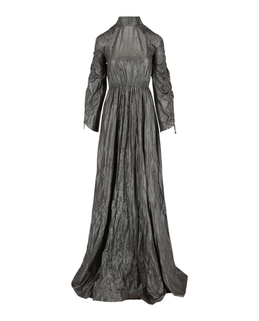 Bottega Veneta Grommet Detailed Maxi Dress