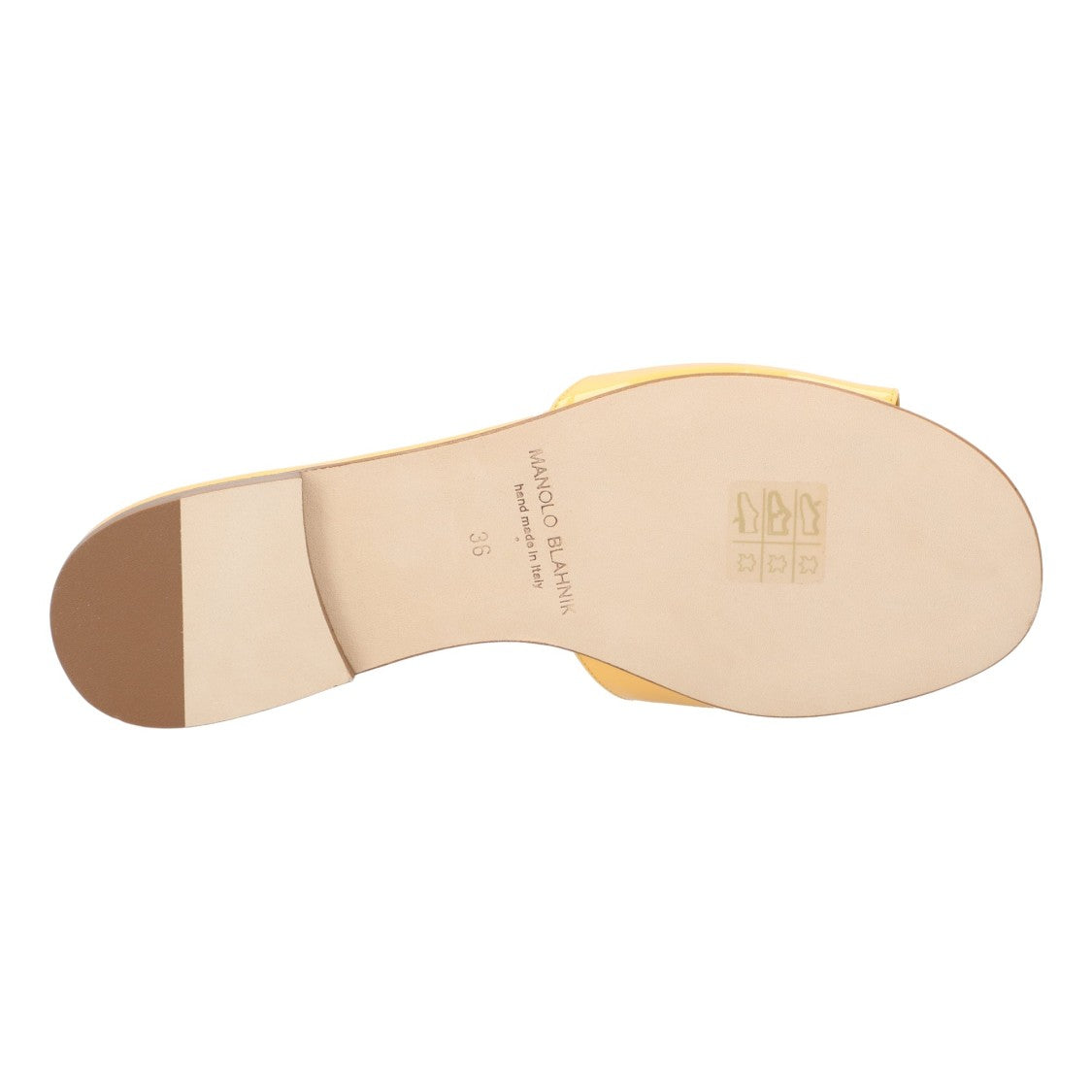 Manolo Blahnik Houramu Flat Yellow