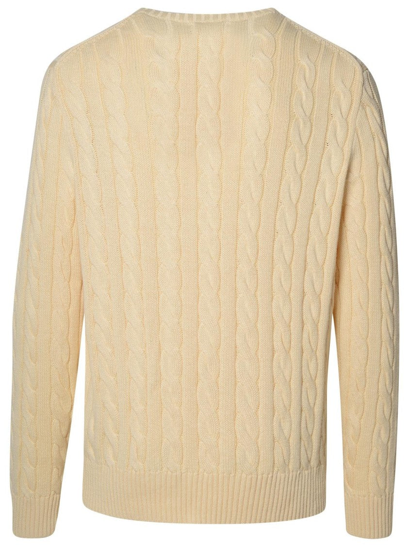 Polo Ralph Lauren Ivory Cotton Sweater