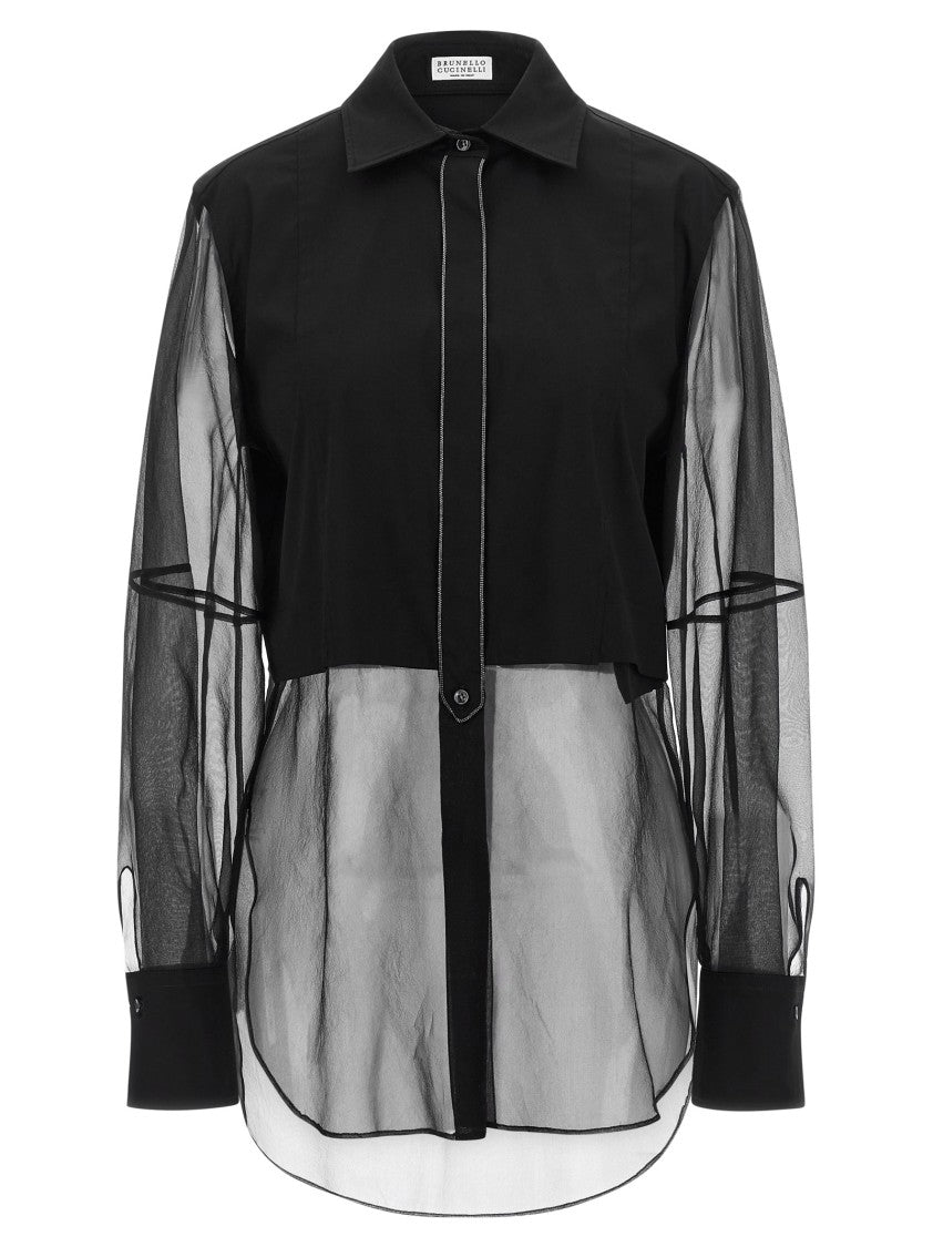 Brunello Cucinelli 'Shiny Trims' Shirt