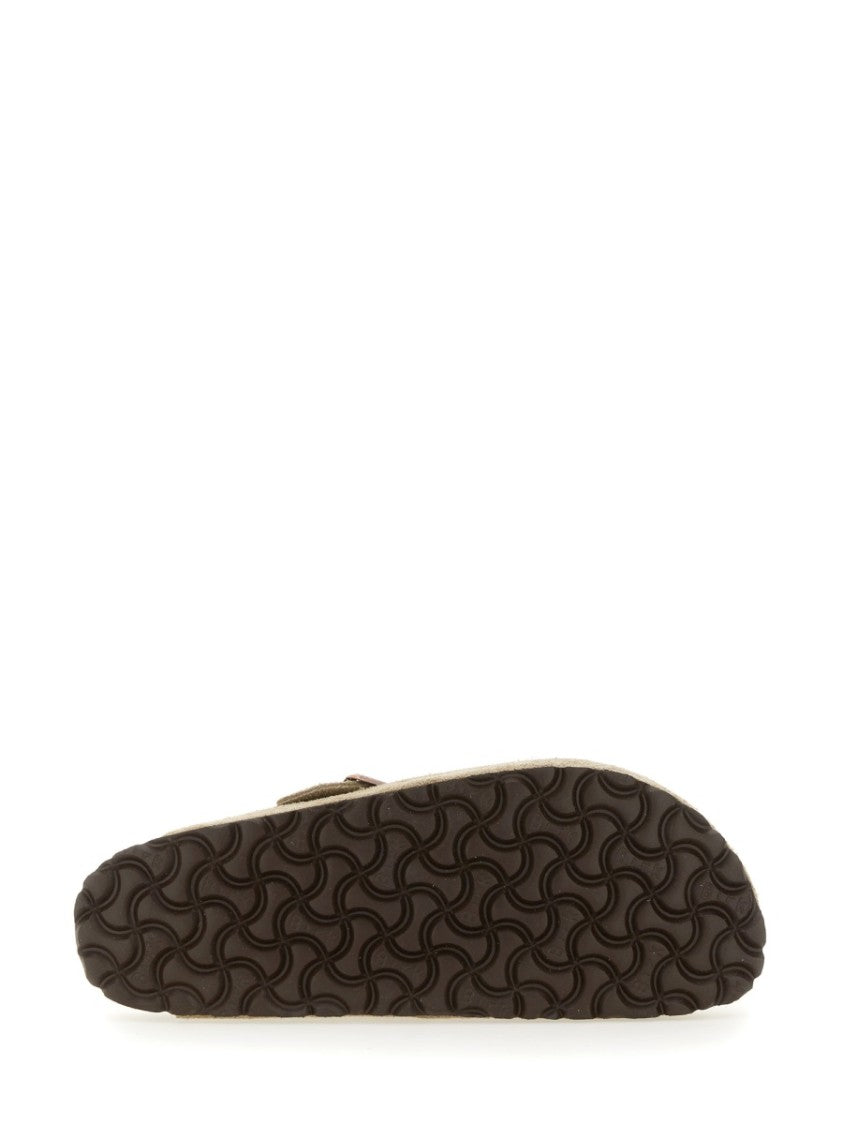 Birkenstock Suede Mule Boston With Adjustable Strap
