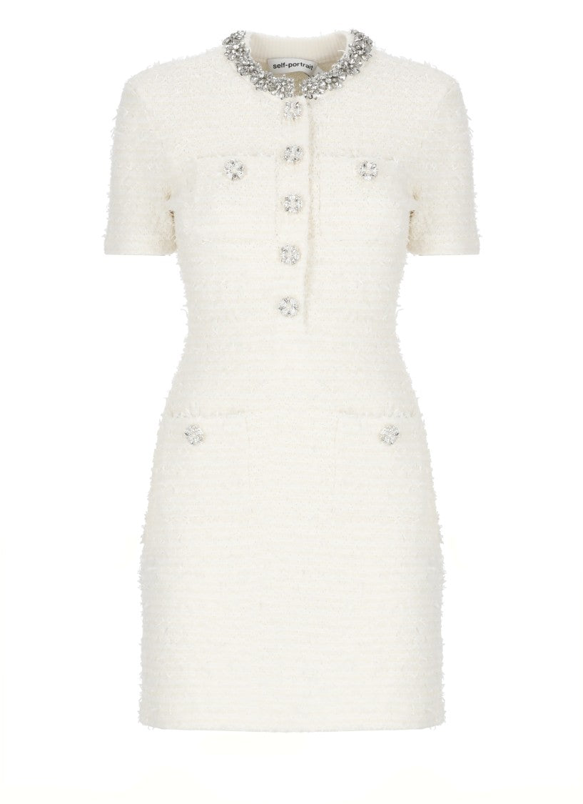 Self-Portrait Cotton Blend Dress