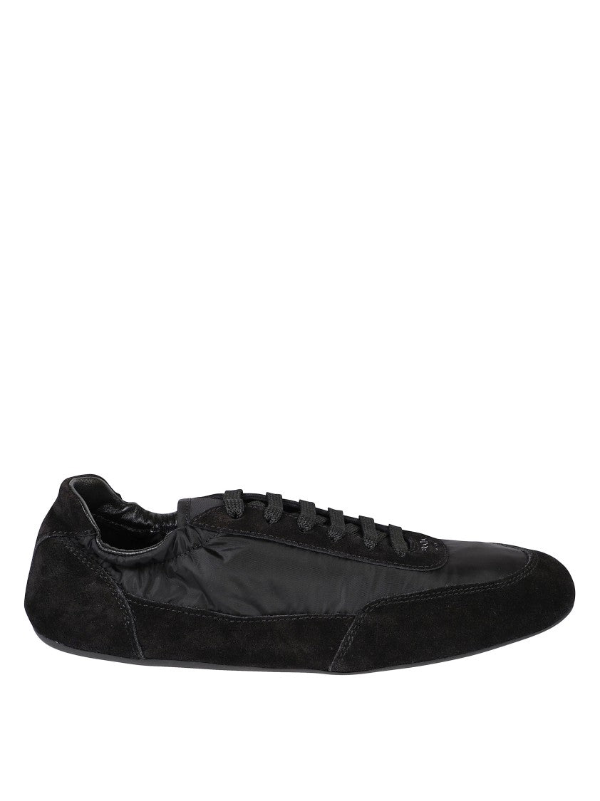 Prada Streamlined Sneakers With Suede