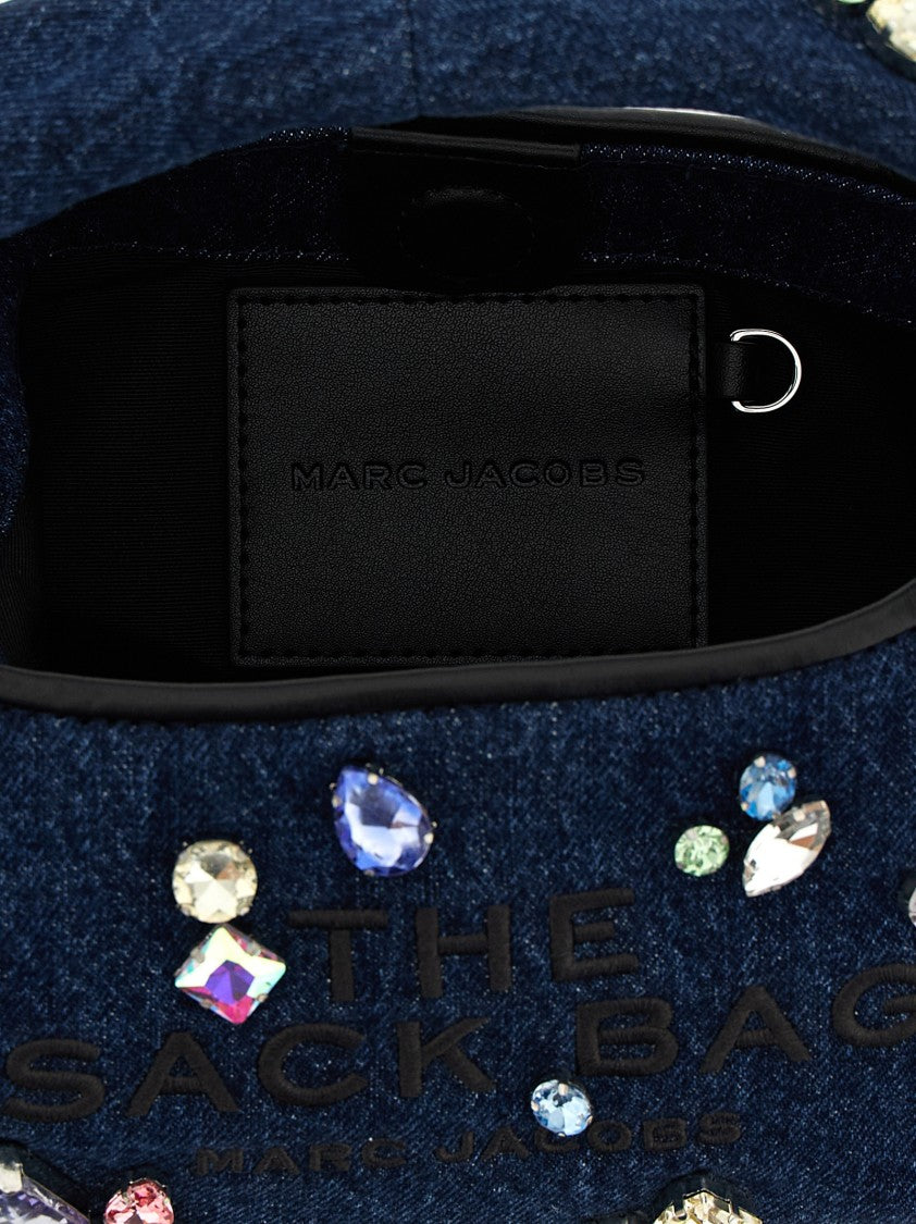 Marc Jacobs The Gem Denim Mini Sack' Handbag