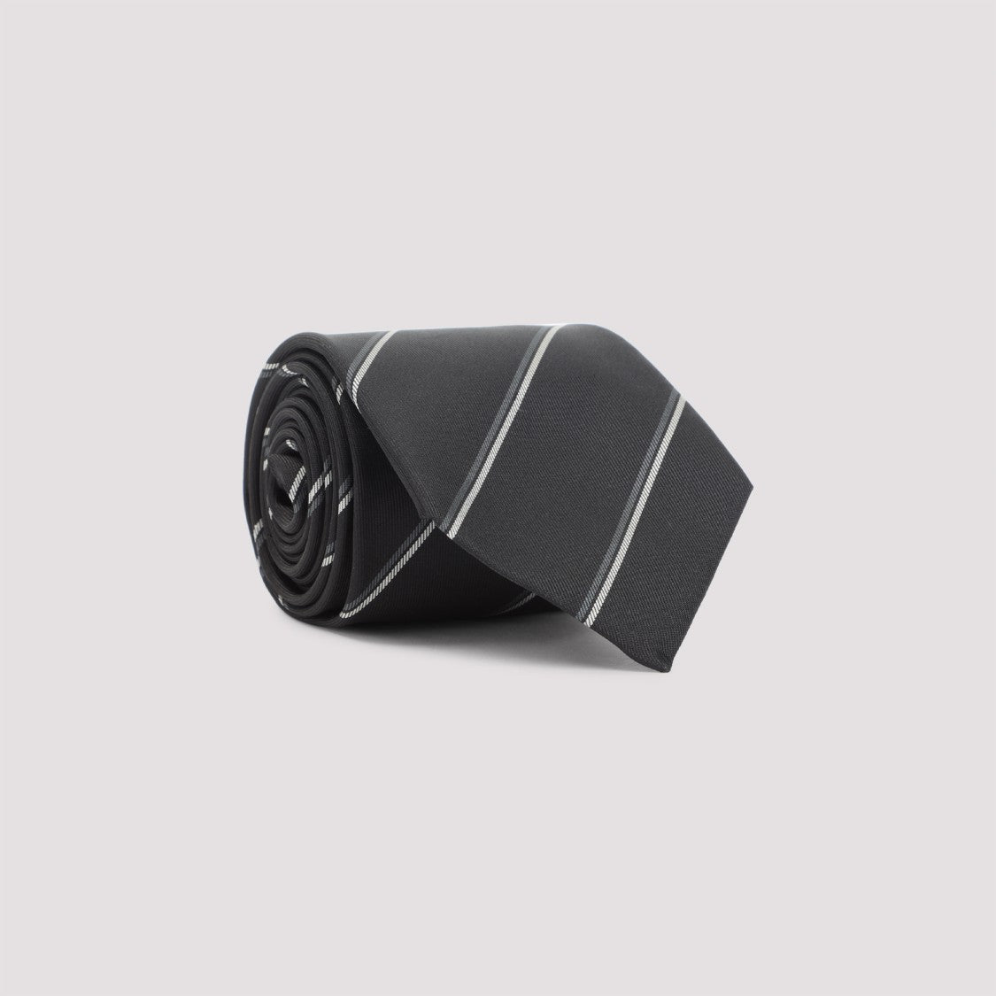 Saint Laurent Black Silk Tie