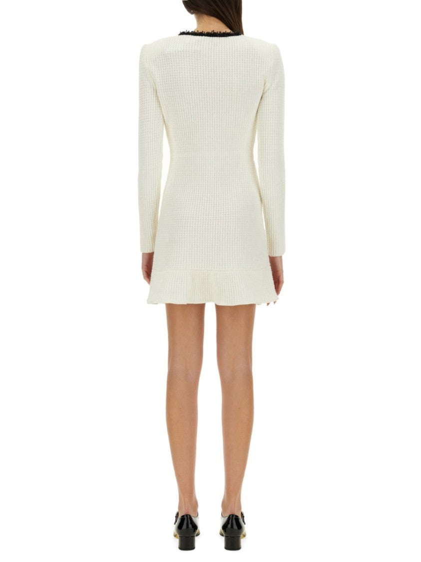 Self-Portrait Beaded Knit Mini Dress