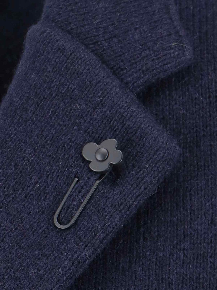 Lardini Single-Breasted Jacket – Navy