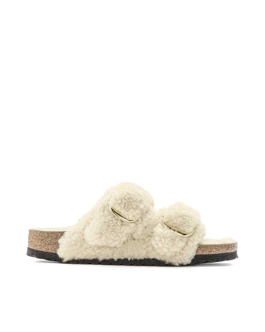 Birkenstock Arizona Big Buckle Sherling Slipper - Size S