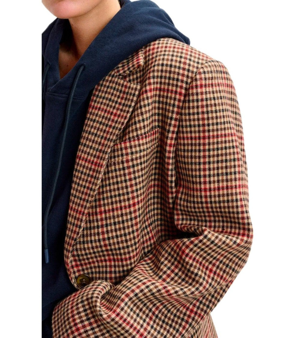 Essentiel Antwerp Irbara Brown Single-Breasted Blazer