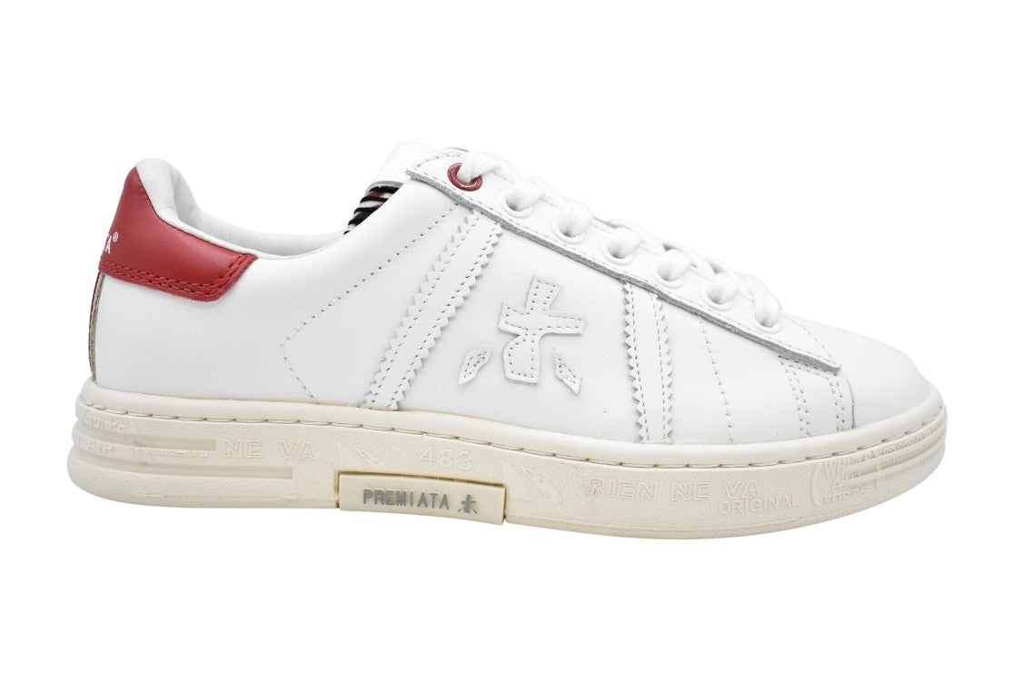Premiata Leather Sneakers With Contrasting Detail