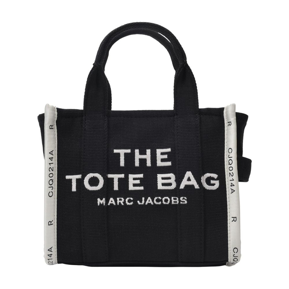 Marc Jacobs The Small Tote Bag In Black Canvas