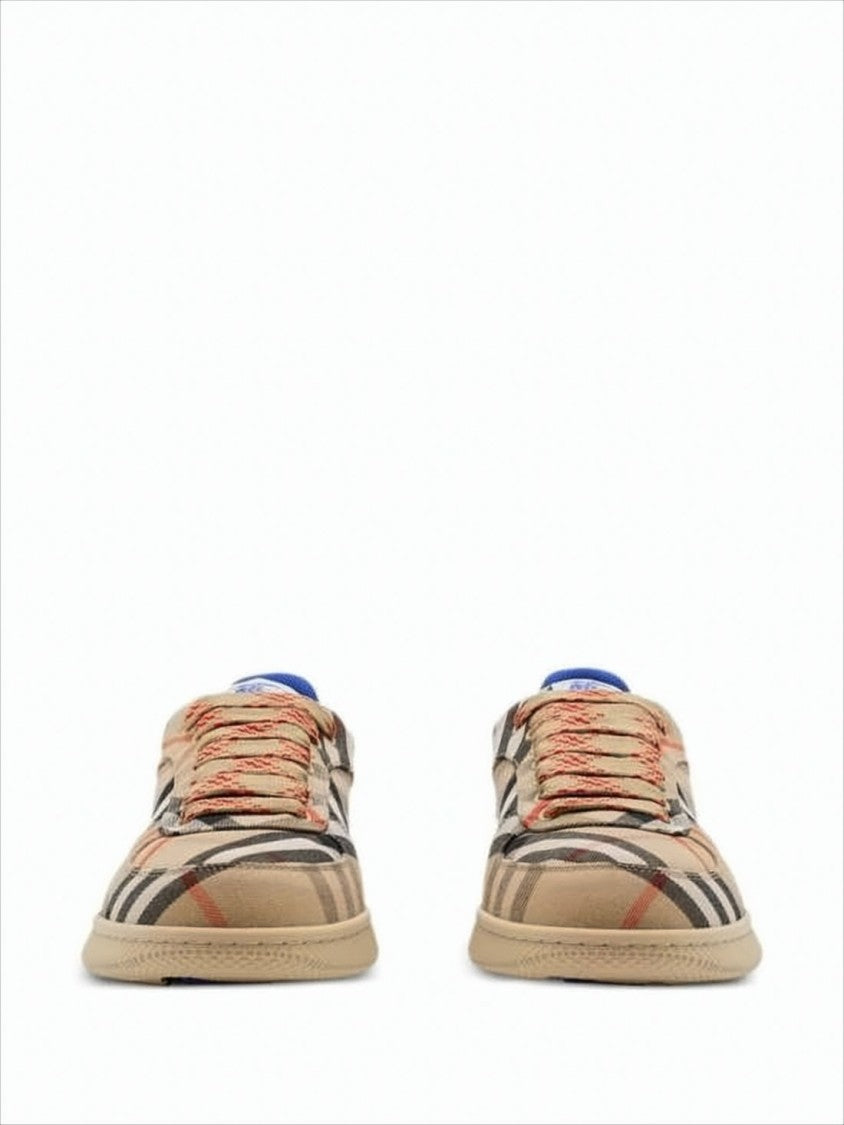 Burberry Low-Top Sneakers With Classic Check Pattern