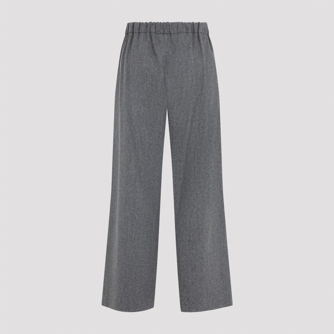 Max Mara Wide-Leg Cropped Pants With Concealed Fastening And Drawstring Details