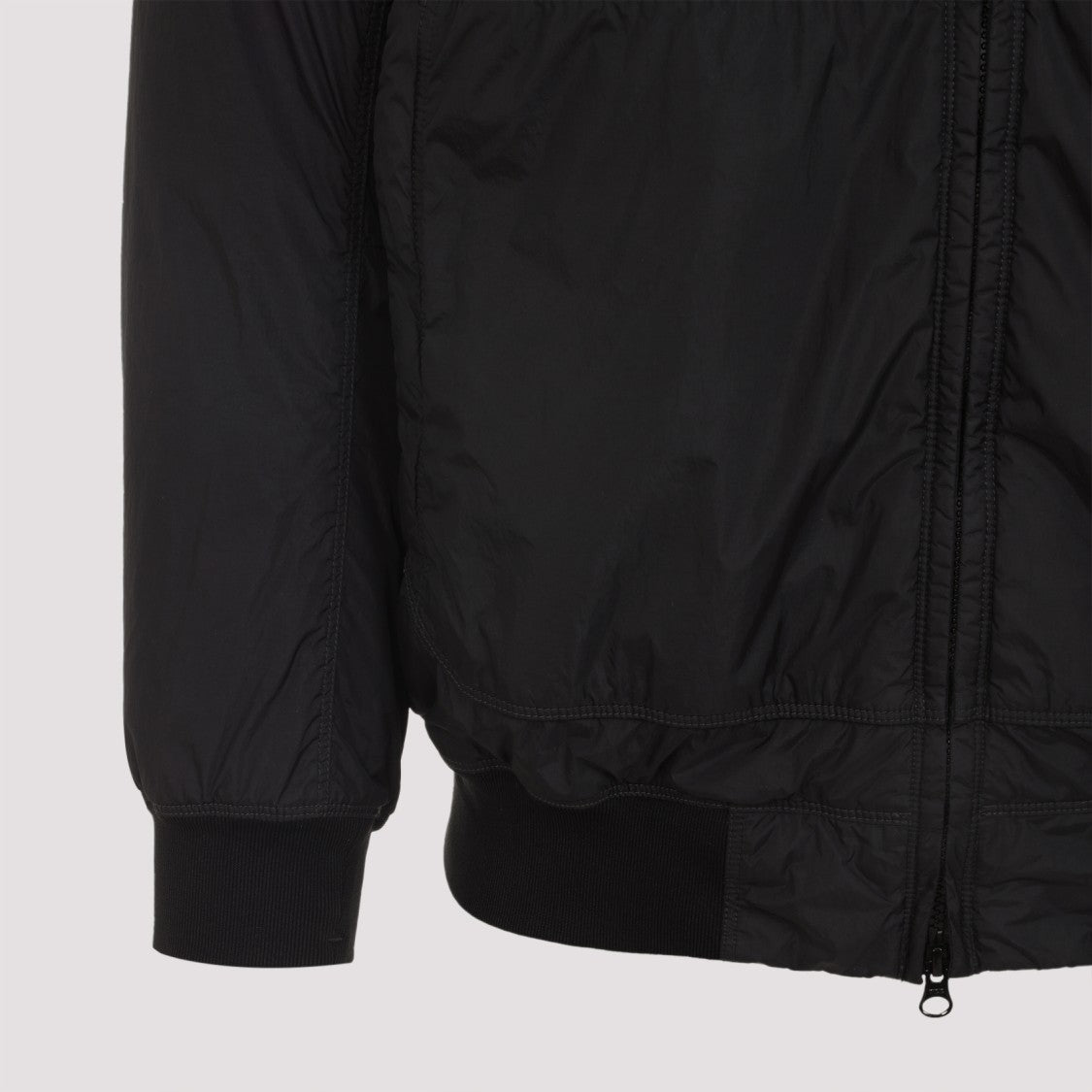Stone Island Black Polyamide Outerwear