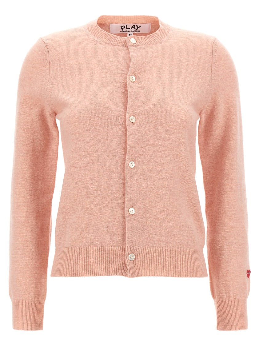 Comme Des Garçons 'Small Heart' Cardigan