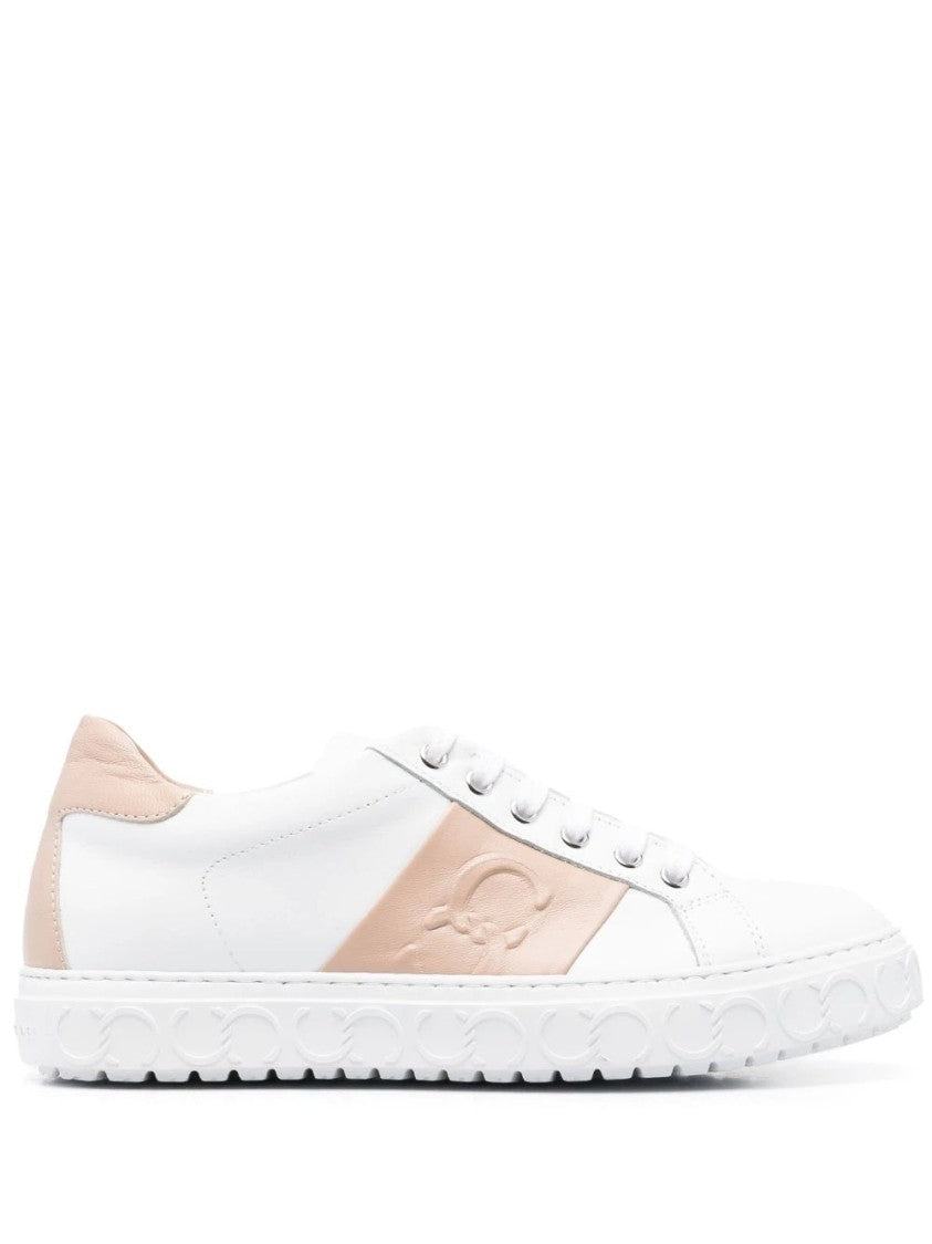 Casadei Brown Leather Sneakers