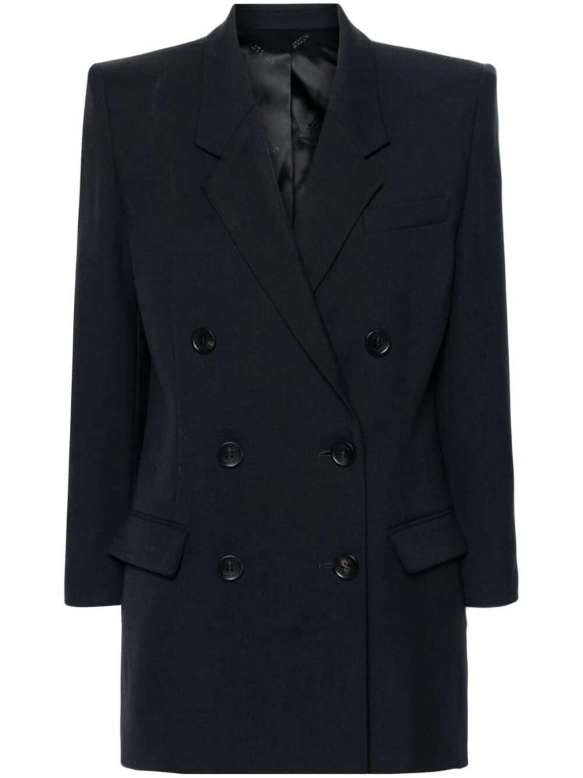 Isabel Marant Robine Double-Breasted Cotton Blazer
