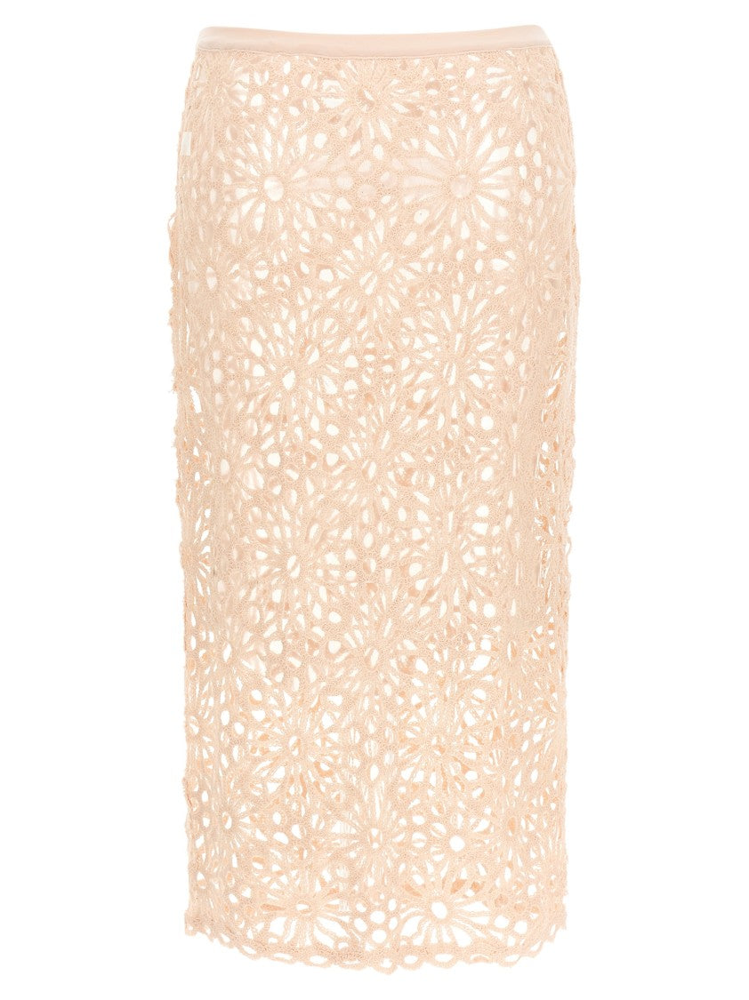 Norma Kamali 'Crochet' Skirt