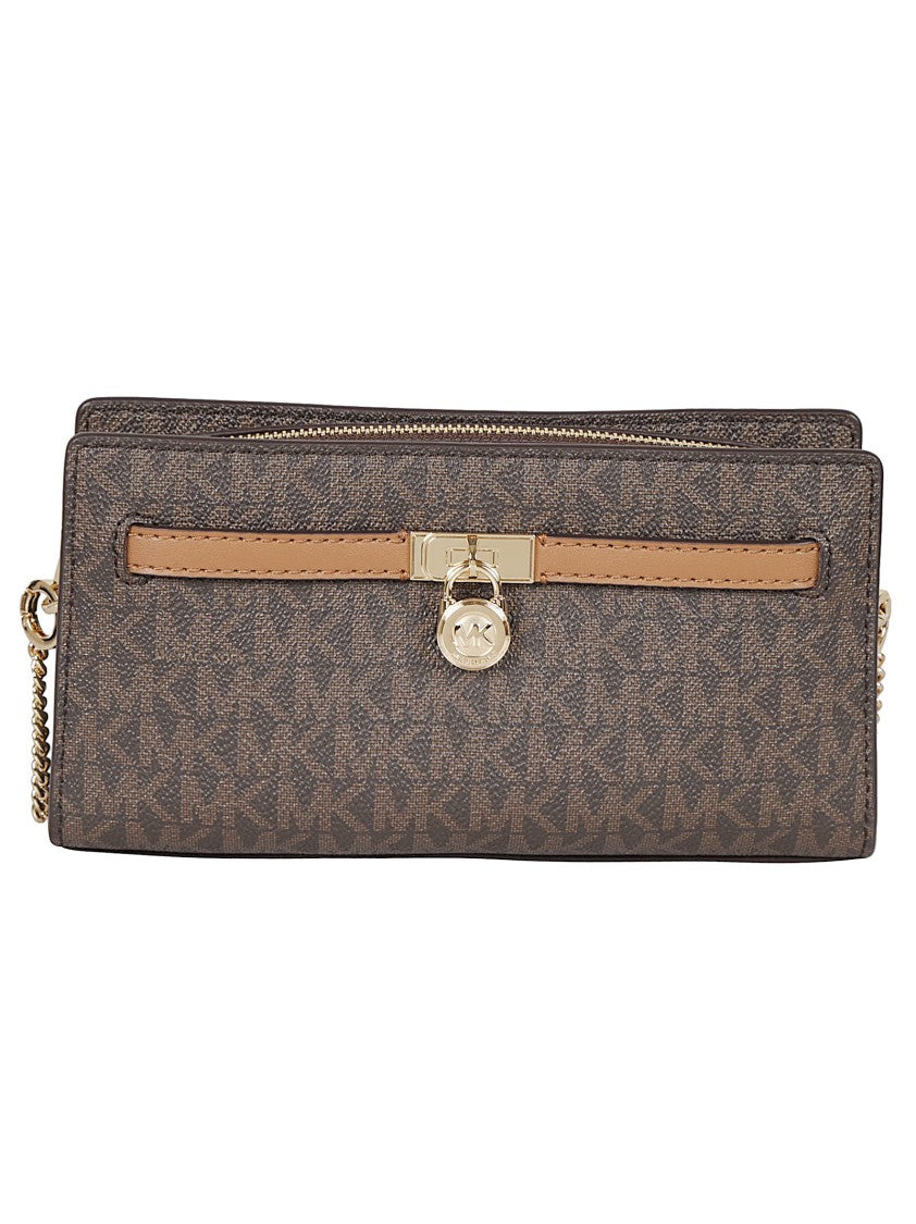 Michael Kors Hamilton Hammered Leather Clutch